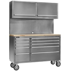 Sealey Mobile Stainless Steel Tool Workstation