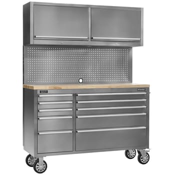Sealey Mobile Stainless Steel Tool Workstation