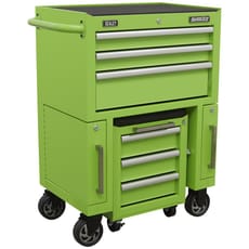 Sealey Tool Roller Cabinet and Pull Out Utility Seat