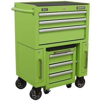 Sealey Tool Roller Cabinet and Pull Out Utility Seat