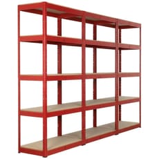Sealey 3 Piece 5 Shelf 350kg Capacity per Level Racking Unit