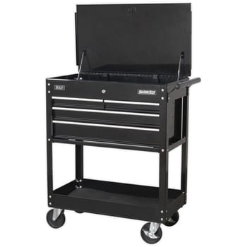 Sealey 4 Drawer Heavy Duty Mobile Tool and Parts Trolley