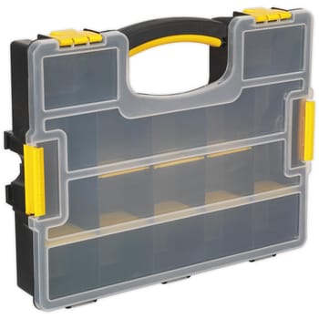 Sealey Stackable 15 Compartment Organiser Case