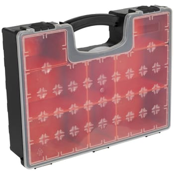 Sealey 8 Compartment Parts Storage Case