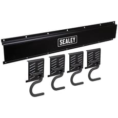Sealey APH Wall Mount Storage Rail and S Prong Hooks Kit