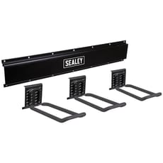 Sealey APH Wall Mount Storage Rail and Closed End Hooks Kit