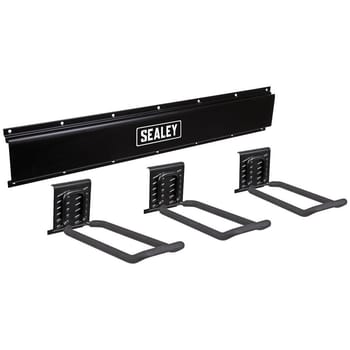 Sealey APH Wall Mount Storage Rail and Closed End Hooks Kit