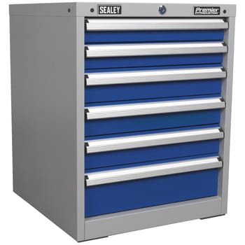 Sealey Premier Industrial Workstation Cabinet 6 Drawer