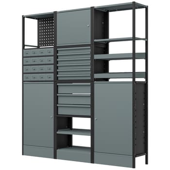 Sealey 3 Unit Wide Modular Racking System Combo