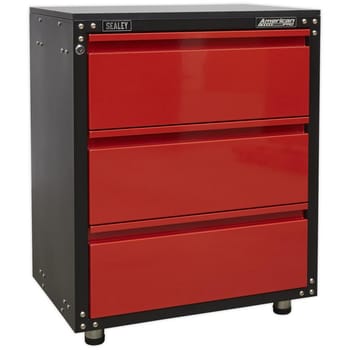 Sealey American Pro Modular 3 Drawer Cabinet and Worktop