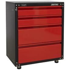 Sealey American Pro Modular 4 Drawer Cabinet and Worktop