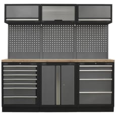 Sealey Superline Pro MSS Wood Worktop Storage System 