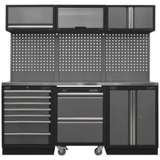 Sealey Superline Pro MSS Stainless Steel Worktop Storage System 