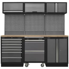 Sealey Superline Pro MSS Wood Worktop Storage System 