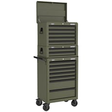Sealey Superline Pro 14 Drawer Roller Cabinet, Mid Box and Top Tool Chest