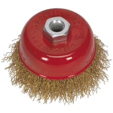 Sealey Brassed Wire Cup Brush