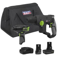 Sealey 10.8v Cordless SDS Drill and Impact Driver Kit
