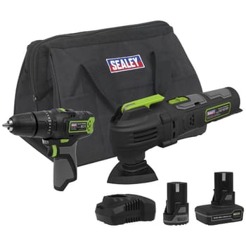 Sealey 10.8v Cordless Combi Drill and Multi Tool Kit