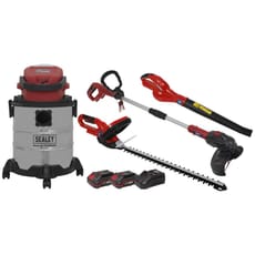 Sealey CP20V 20v Cordless 4 Piece Garden Power Tool Kit