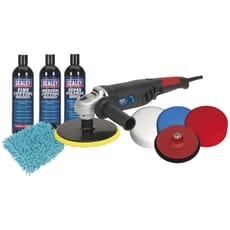Sealey ER1700P Polisher 180mm and Pro Polishing Accessory Kit