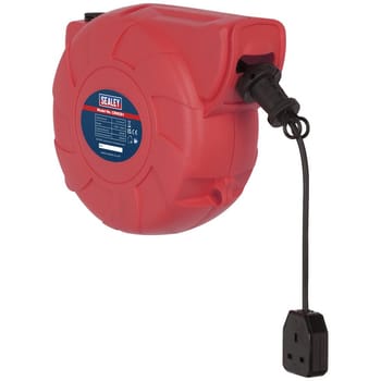 Sealey Wall Mounted Auto Cable Extension Reel 240v