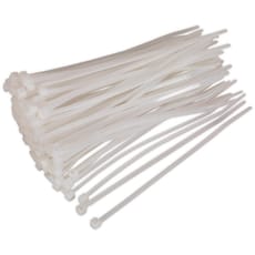Sealey White Cable Ties
