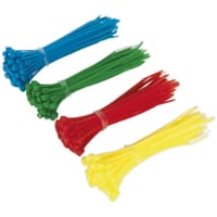 Sealey 200 Piece Assorted Colours Cable Ties 