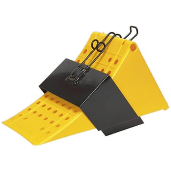 Sealey HGV or LGV Wheel Chock with Bracket