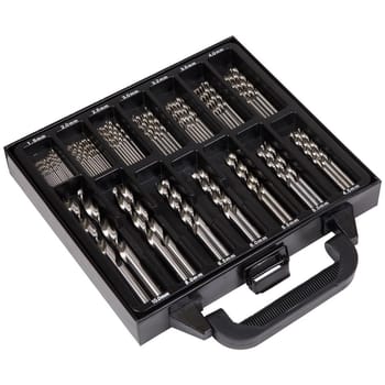 Sealey 99 Piece Fully Ground Drill Bit Set