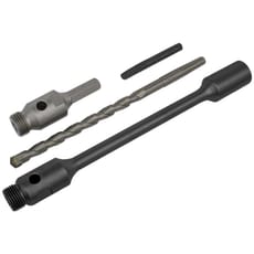 Sealey Hex Shank Diamond Core Drill Adaptor and Extension Set