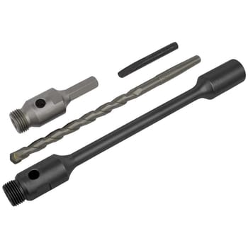 Sealey Hex Shank Diamond Core Drill Adaptor and Extension Set