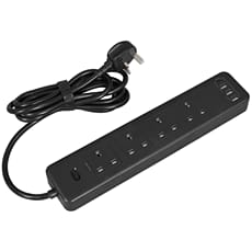 Sealey 4 Socket Extension Lead 2 USB Sockets 240v