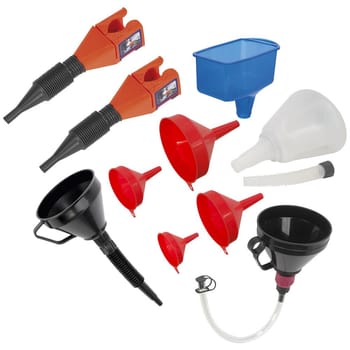 Sealey 10 Piece Funnel Combo Set