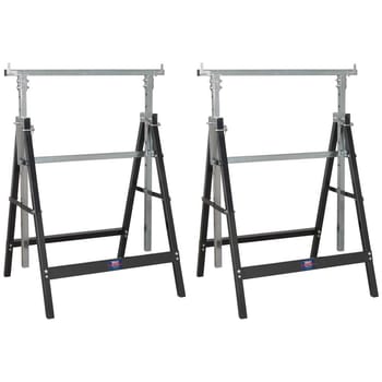 Sealey FDT32 Fold Down Telescopic Trestles Set of 2