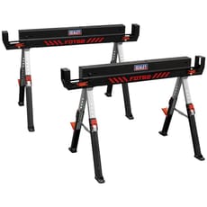 Sealey 2 Piece Adjustable Saw Horse Set