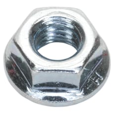 Sealey DIN 6923 Zinc Plated Serrated Flange Nuts