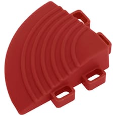 Sealey Anti Slip Polypropylene Corner Floor Tile Red