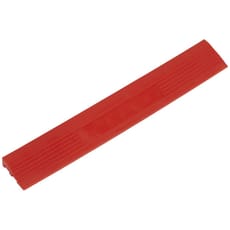 Sealey Anti Slip Polypropylene Male Edging Tile Red