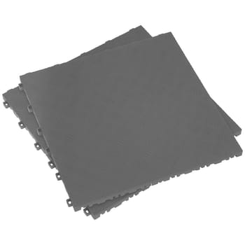 Sealey Anti Slip Polypropylene Floor Tile Grey