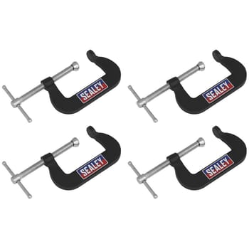 Sealey 4 Piece Junior G Clamp Set