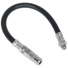 Sealey 1/8" BSP Flexible Rubber Delivery Hose and 4 Jaw Connector for Grease Guns