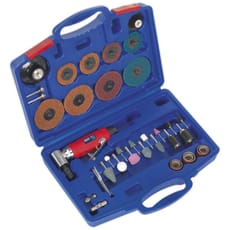 Sealey GSA674K 42 Piece Air Angle Die Grinder and Accessories Kit