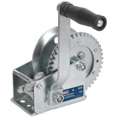 Sealey Hardened Steel Geared Hand Winch with Manual Brake