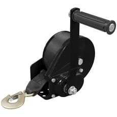 Sealey Hardened Steel Geared Hand Winch with Automatic Brake and Webbing