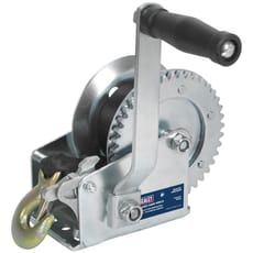 Sealey Hardened Steel Geared Hand Winch with Webbing Strap