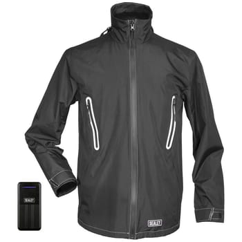 Sealey 5v Heated Rain Jacket and 10ah Power Bank