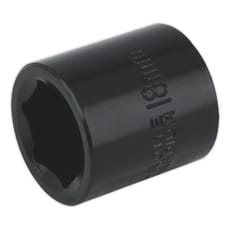 Sealey 3/8" Drive Hexagon Impact Socket Metric