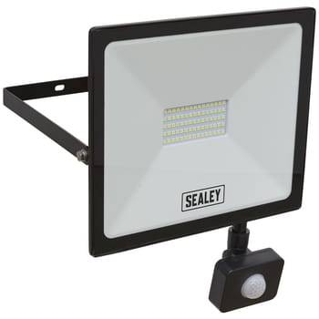Sealey Extra Slim PIR Sensor 50w LED Floodlight