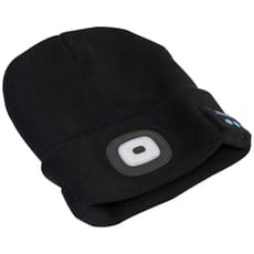 Sealey LED Worklight and Wireless Headphones Beanie Hat
