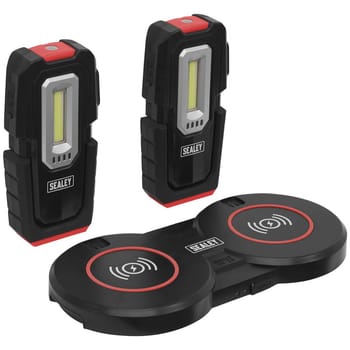 Sealey 2 Piece Inspection Light Set with Wireless Charging Base